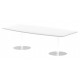 Italia Poseur High Gloss Boardroom Table 